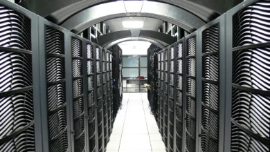 University data centre servers illustrating self-hosted AI moderation infrastructure